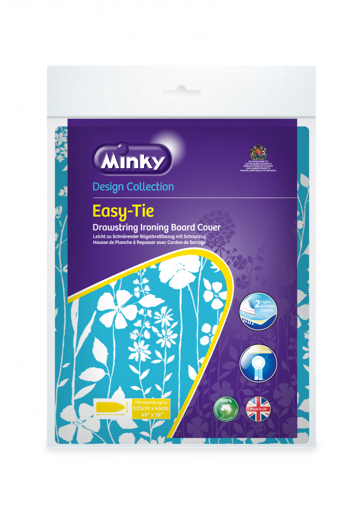 Minky Easytie Cotton Ironing Board Cover 125x45cm PP2240G000