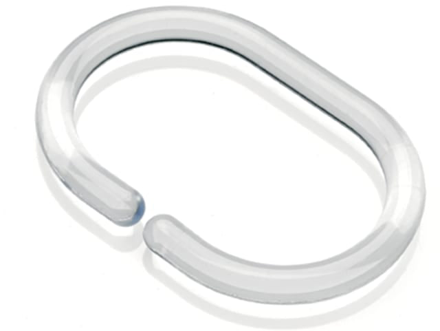 Croydex Shower Curtain 'C' Ring Clear AK142132