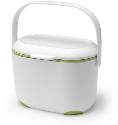 Addis Compost Caddy White/Green 515465