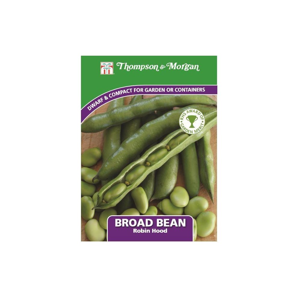 Thompson & Morgan - Vegetables - Broad Bean Robin Hood - 35 Seed