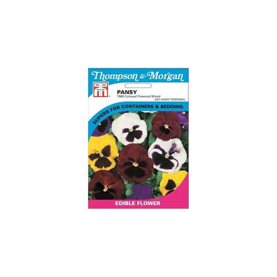Pansy T&M Colossal Flowered Mixed Seeds