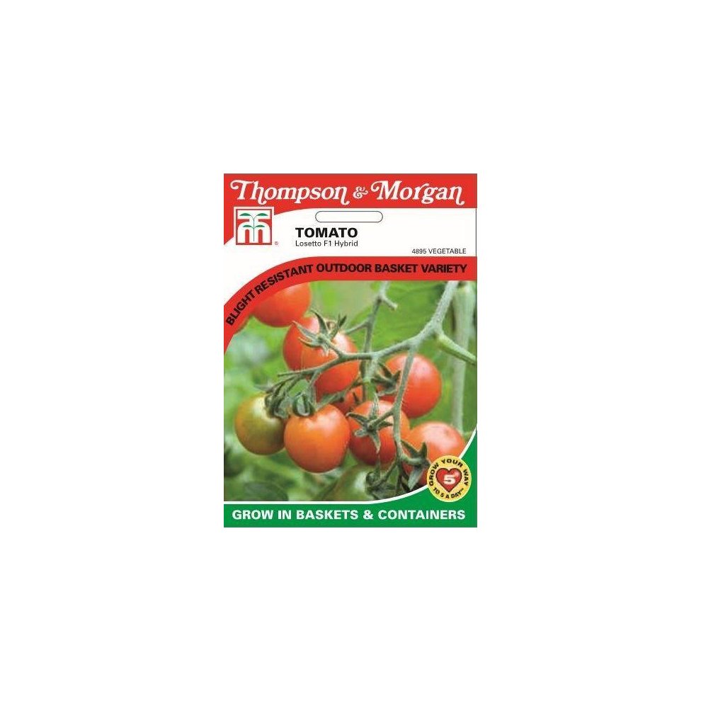 Thompson & Morgan - Vegetables - Tomato Losetto F1 Hybrid - 6 Seed