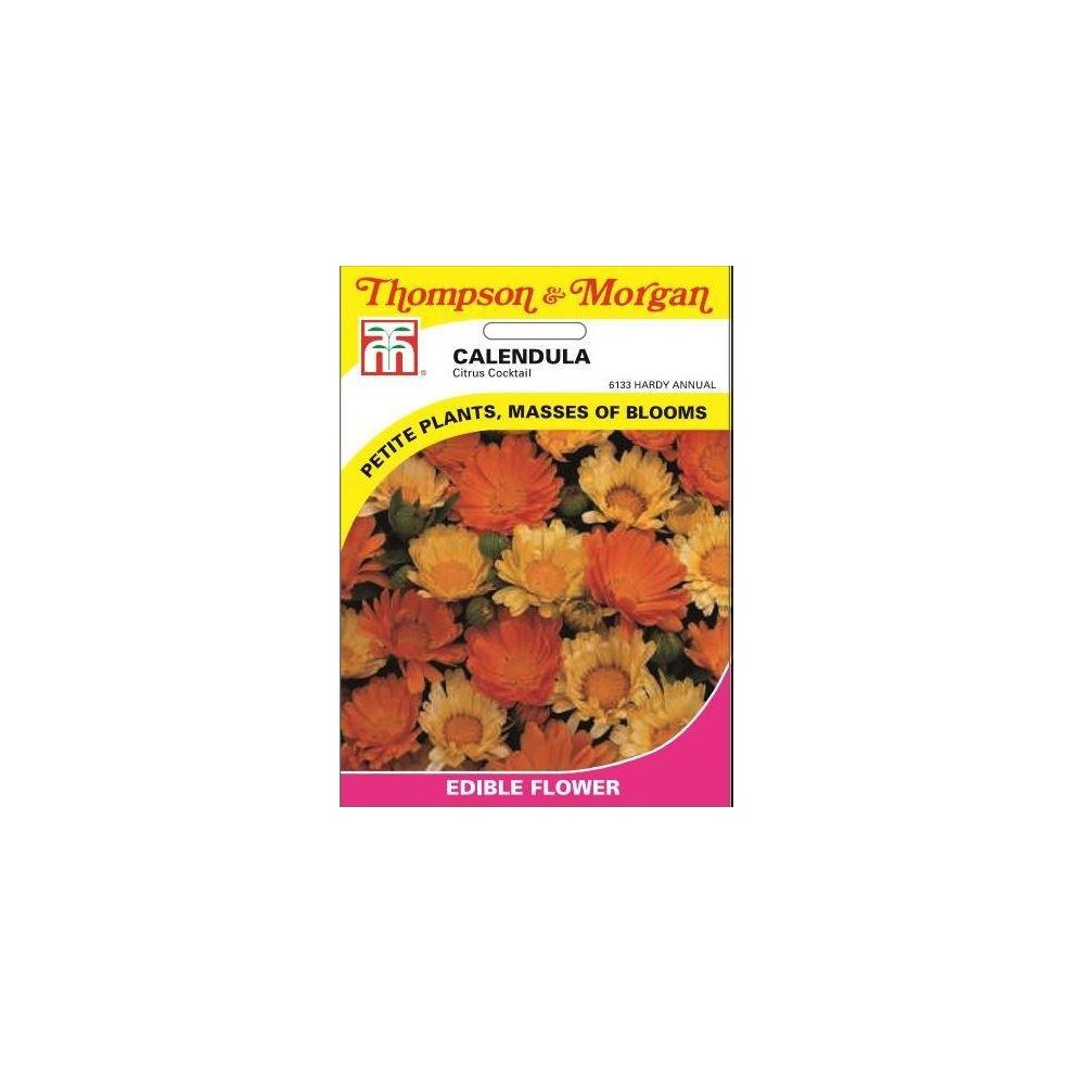 Thompson & Morgan Calendula Citrus Cocktail Seeds 100
