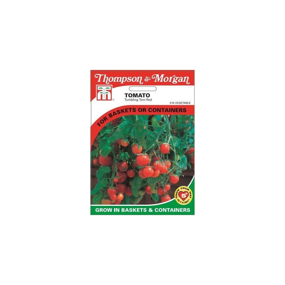 Thompson & Morgan - Vegetables - Tomato Tumbling Tom Red - 15 Seed