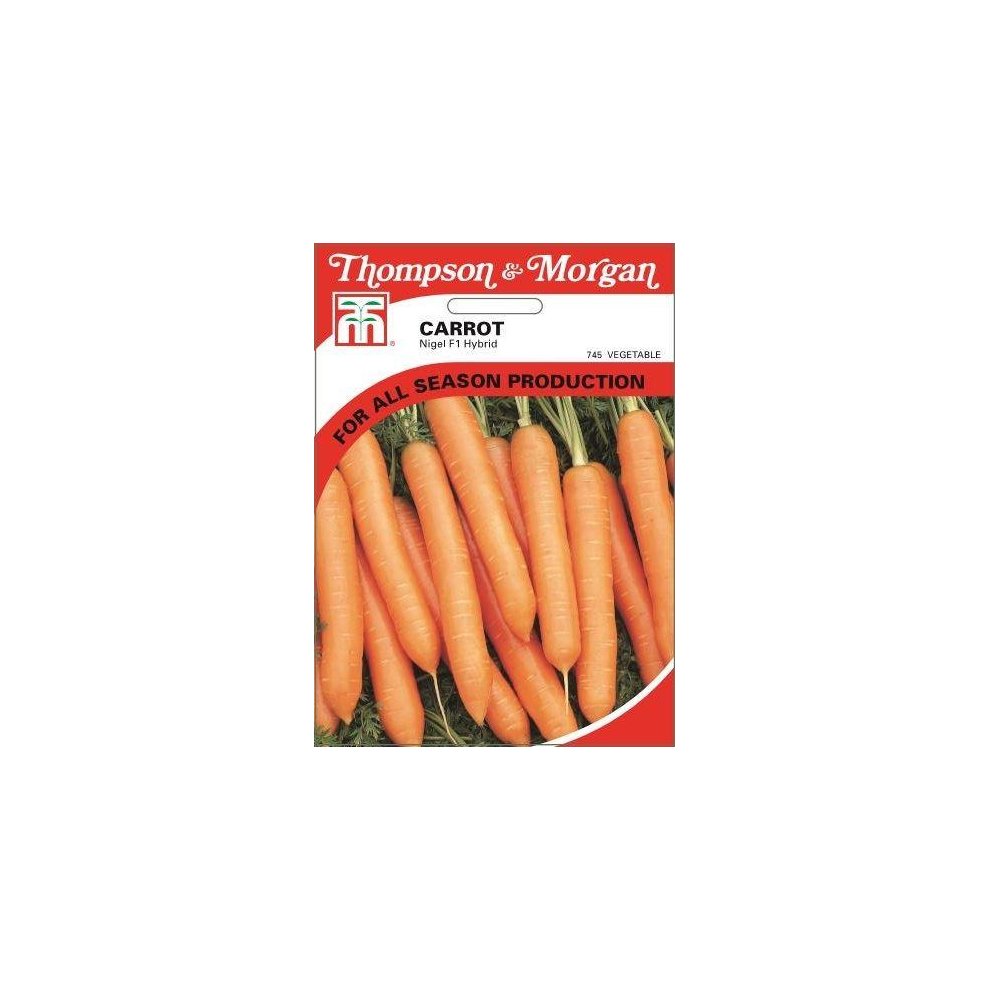 Thompson & Morgan - Vegetables - Carrot Nigel F1 Hybrid - 500 Seed