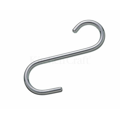 KitchenCraft Stainless Steel Small Hanging Hooks Pack 6