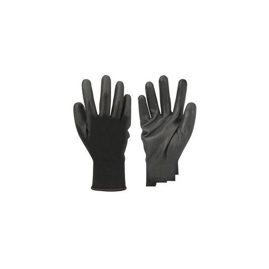 Silverline Black Palm Gloves Medium 8 | 885924