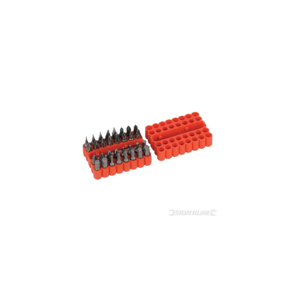 Silverline Screwdriver Bit Set 33 Piece