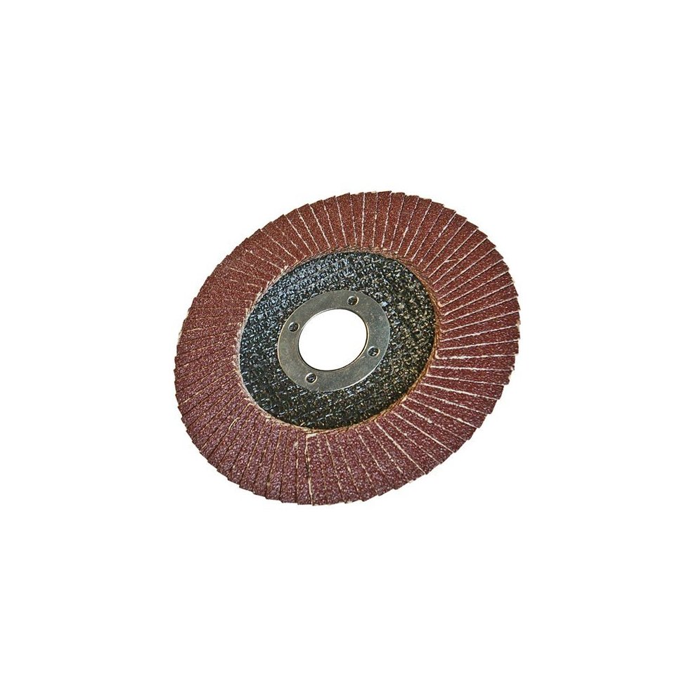 Silverline Aluminium Oxide Flap Disc 115mm 80 Grit