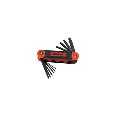 Silverline Hex Key Ball End Metric 10 Piece 1.5-8mm