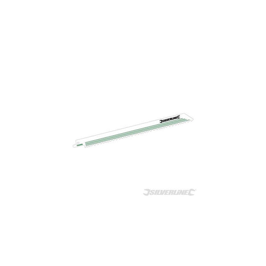 Silverline Recip Saw Blades for Wood 5pk HCS - 5tpi - 240mm