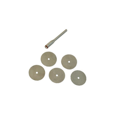 Silverline Rotary Tool Steel Saw Blade Set 6 Piece 22mm Dia