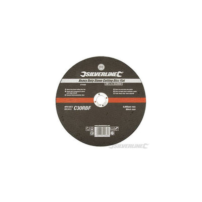 Silverline Heavy Duty Stone Cutting Disc Flat 230 x 3 x 22.23mm