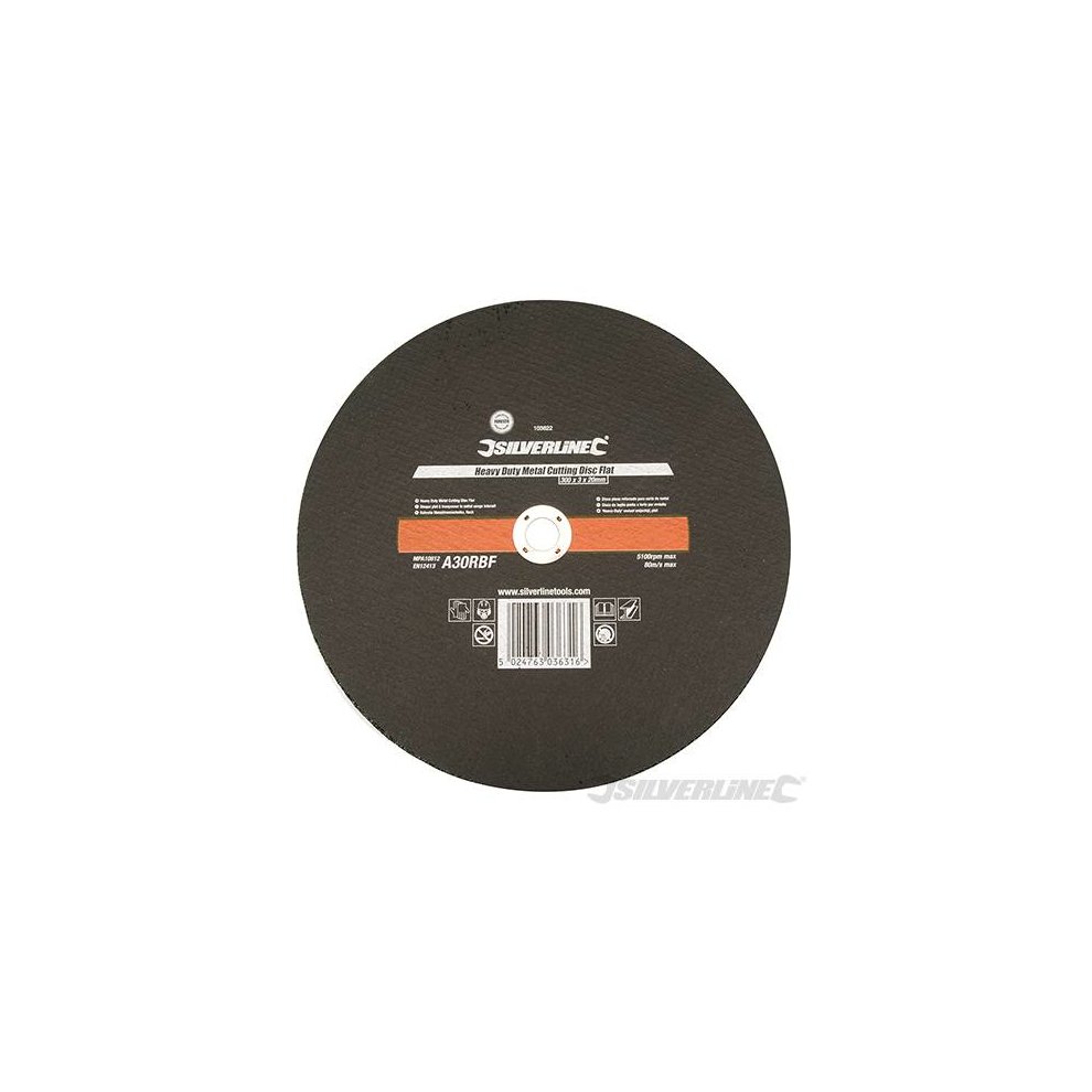 Silverline 103622 Metal Cutting Disc, 300mm