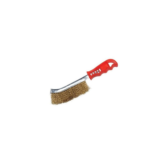 Silverline Brassed Wire Brush Brass