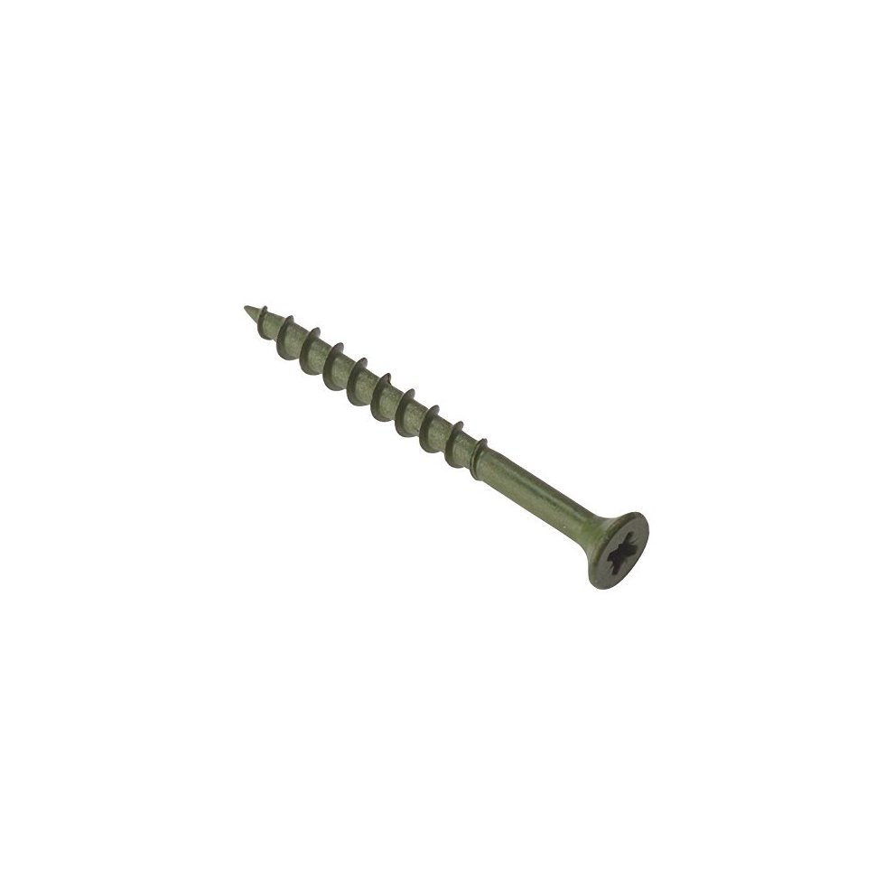 Forgefix Decking Screw Pozi ST Green 4.5 x 60mm Box 200