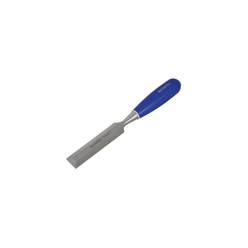 Faithfull Bevel Edge Chisel Blue Grip 25mm (1in)