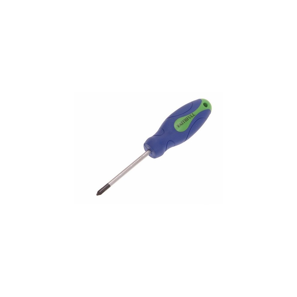 Faithfull Soft Grip Screwdriver Phillips PH1 x 75mm