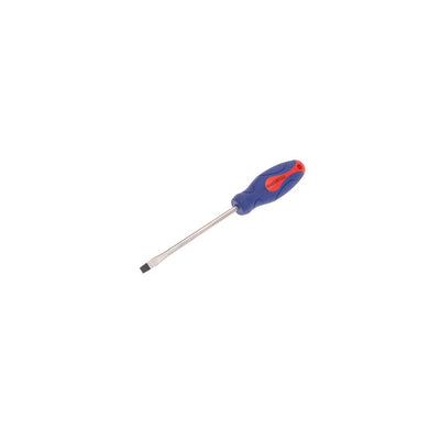 Faithfull Soft Grip Screwdriver Flared Slotted 8.0 x 150mm FAISDF150