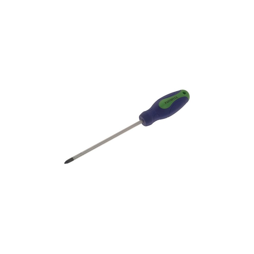 Faithfull Soft Grip Screwdriver Phillips PH2 x 150mm