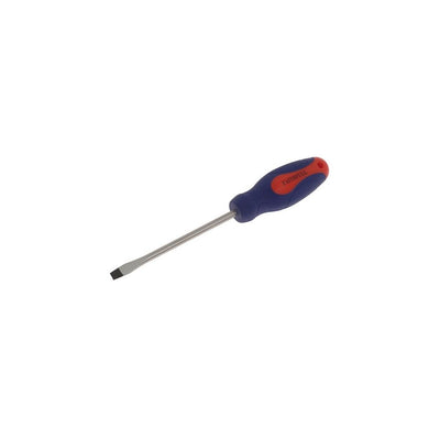 Faithfull Soft Grip Screwdriver Flared Slotted 6.5 x 125mm