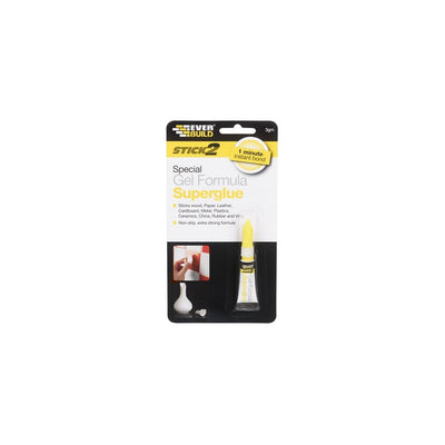 Everbuild Stick2 Superglue Gel 3g 5039