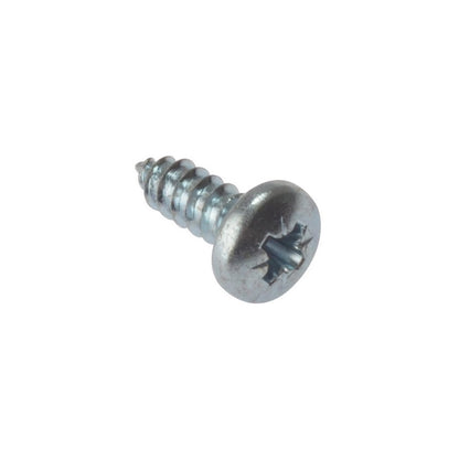 Self-Tapping Screw Pozi Compatible Pan Head ZP 1in x 10 Box 200
