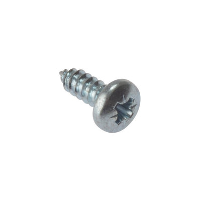 Self-Tapping Screw Pozi Compatible Pan Head ZP 1in x 10 Box 200