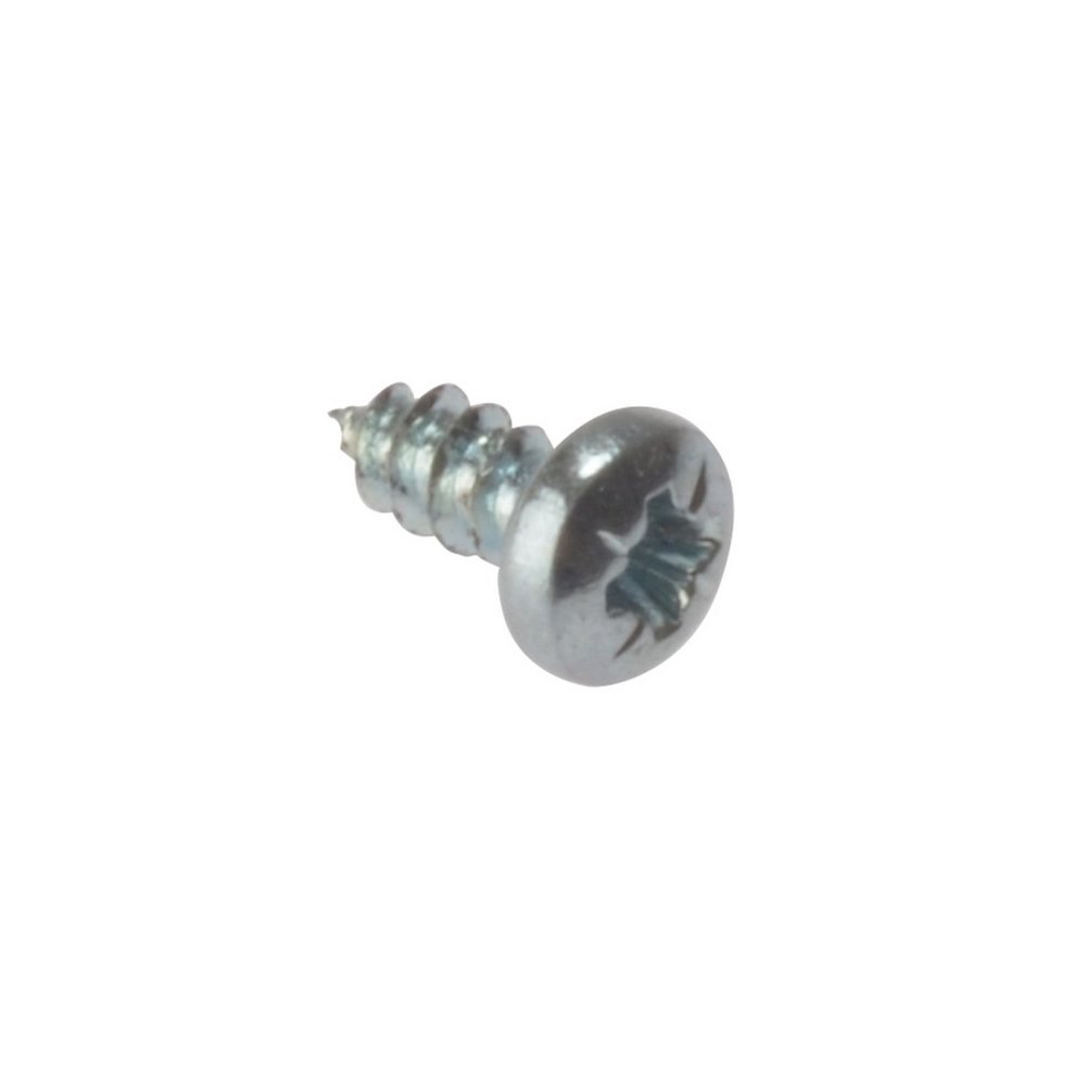 Self-Tapping Screw Pozi Compatible Pan Head ZP 1/2in x 6 Box 200