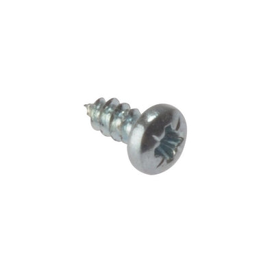 Self-Tapping Screw Pozi Compatible Pan Head ZP 1/2in x 6 Box 200