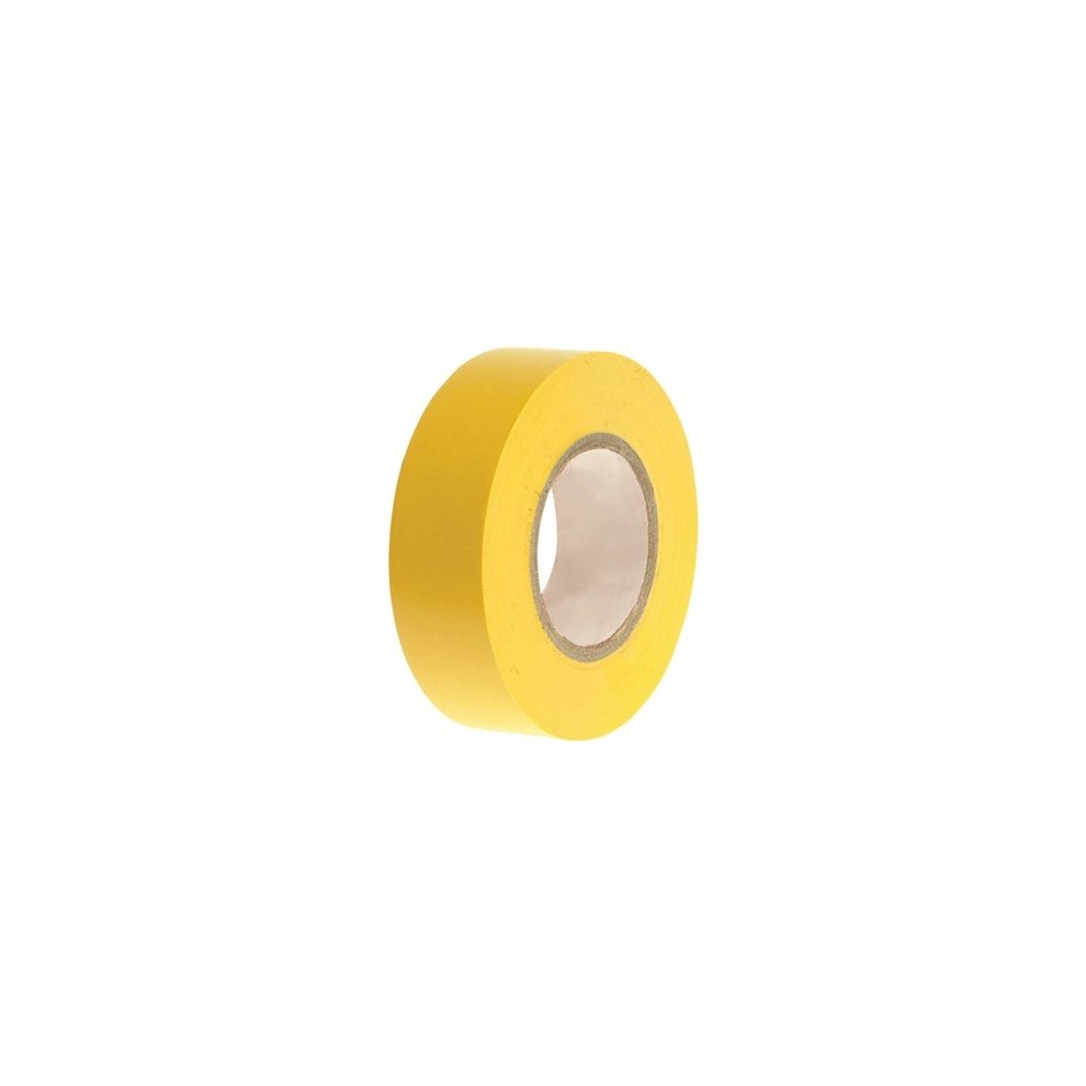 Faithfull PVC Electrical Tape Yellow 19mm x 20m
