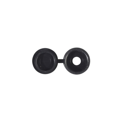 Forgefix Hinged Cove Cap Black No. 6-8 Bag 100 FORHCC2M