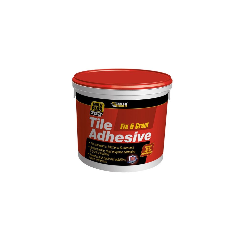 Everbuild 703 Fix & Grout Tile Adhesive 1.5kg