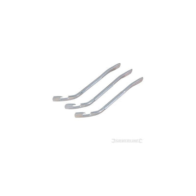 Silverline Metal Tyre Lever Set 3pce 110mm
