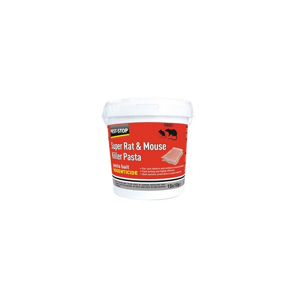 Pest Stop Super Rat/Mouse Killer Pasta 15 x 10g PSSA06