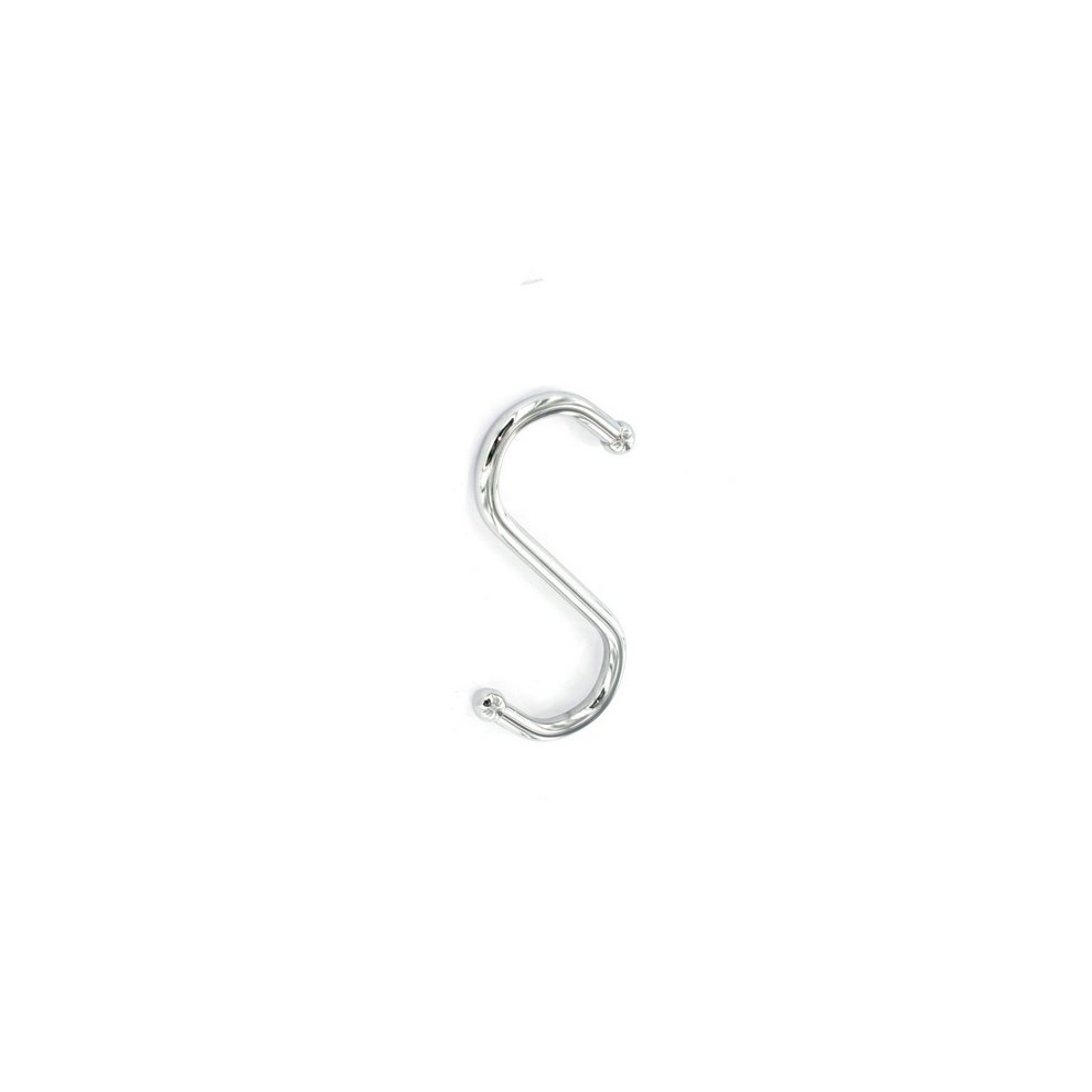 Securit S Hooks With Ball Tip Chrome Plated 80mm x 4 S6322