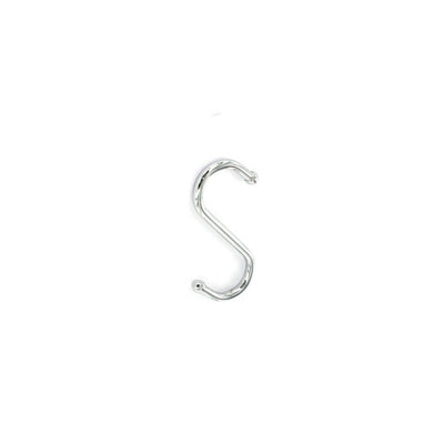 Securit S Hooks With Ball Tip Chrome Plated 80mm x 4 S6322