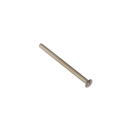 Forgefix Socket Scew Slotted Raised Head Nickel Plated 3.5 X 50mm Bag 100 FORSS3