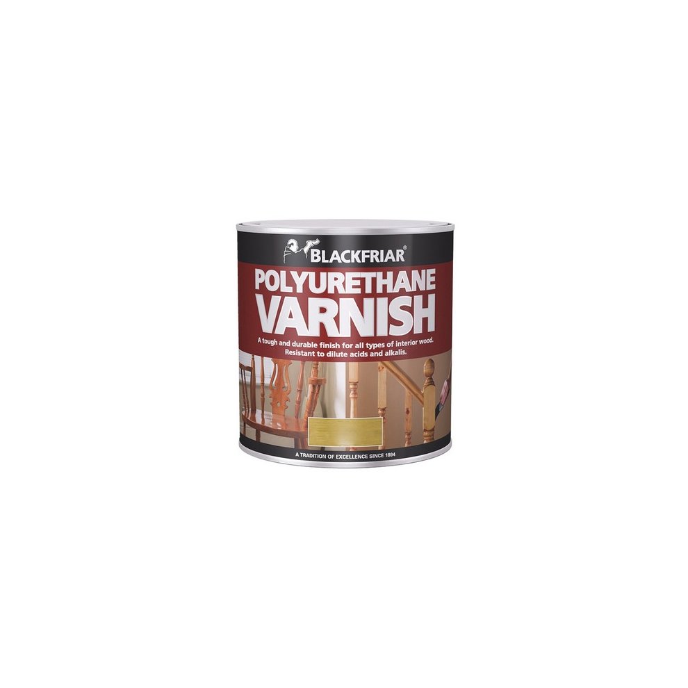 Blackfriar Polyurethane Varnish Spanish Mahogany Gloss 250ml