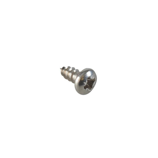 ForgeFix Self-Tapping Screw Pozi Compatible Pan A2 SS 1/4in X 4 Fo...