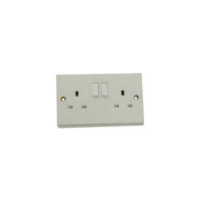 SMJ Switched Socket 2-Gang 13A Trade Pack SMJPPSK2GSW