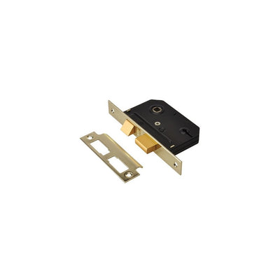 Union ES-SL Essentials 3 Lever Mortice Sashlock Polished Brass 79mm