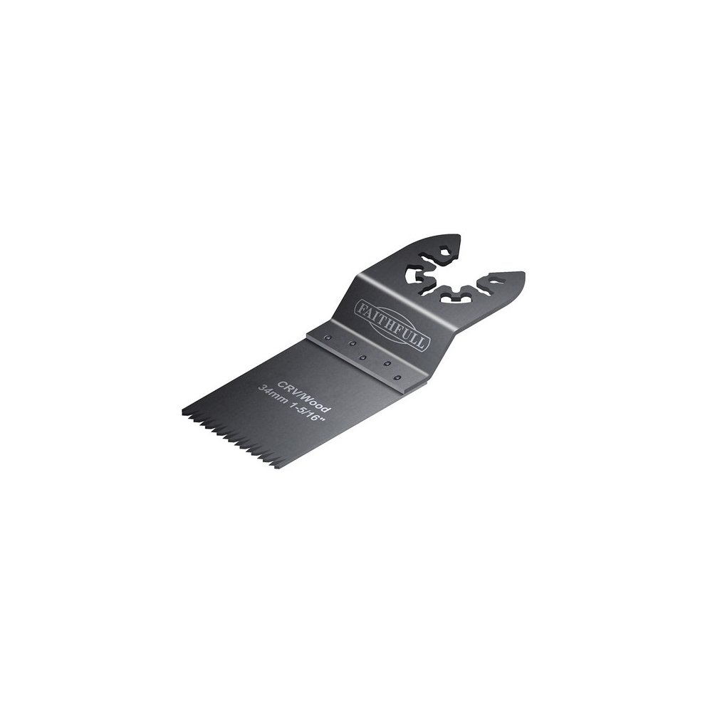 Faithfull Multi-Function Tool Flush Cut Wood Blade 34mm CRV