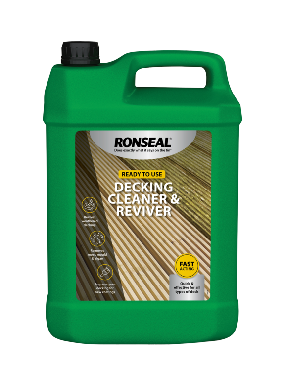 Ronseal Decking Cleaner & Reviver Ready To Use 5L
