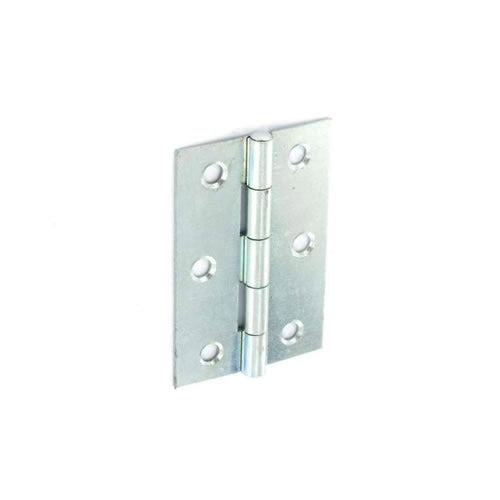Securit Steel Butt Hinges Zinc Plated 75mm Pack of 20