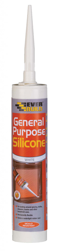 Everbuild General Purpose Silicone White 280ml C3
