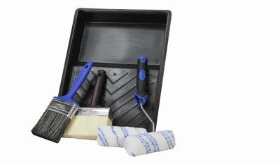 Faithfull Wood Care Paint Brush & Roller Kit 6pc