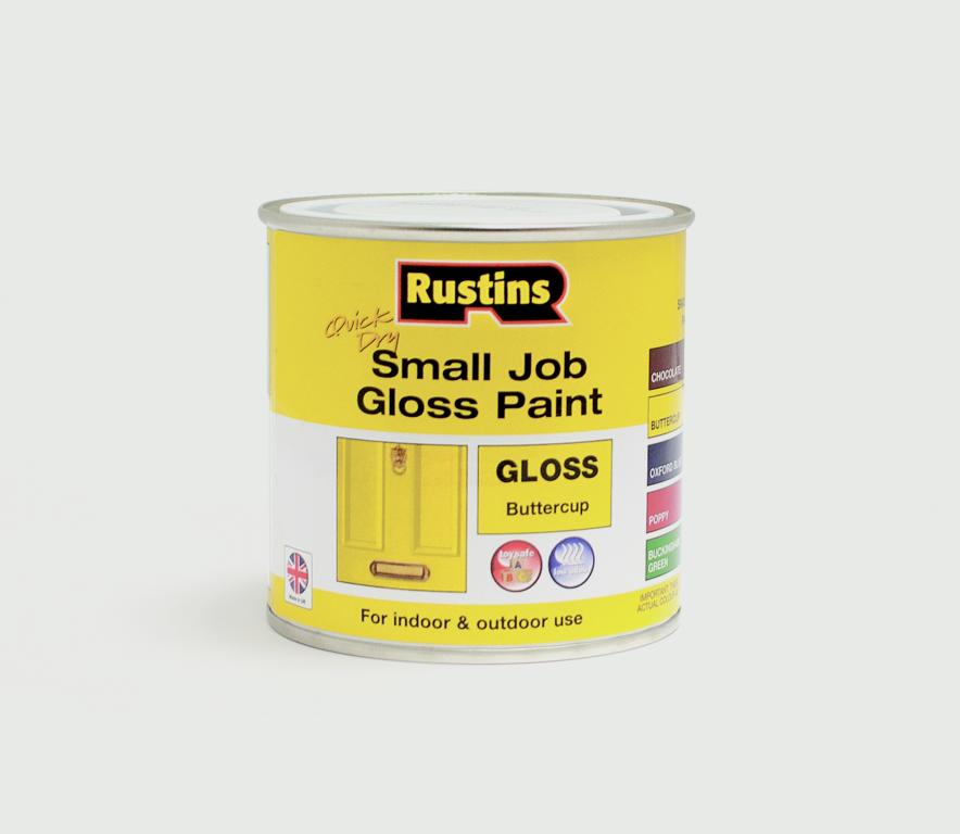 Rustins Quick Dry Small Job Gloss Buttercup 250ml