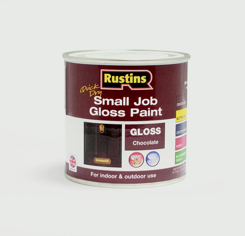Rustins Quick Dry Small Job Gloss Chocolate 250ml