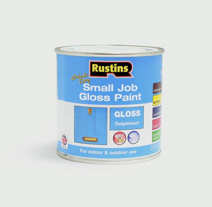 Rustins Quick Dry Small Job Gloss Delphinium 250ml